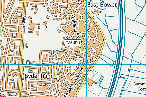 TA6 4DU map - OS VectorMap District (Ordnance Survey)
