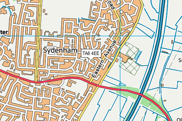 TA6 4EE map - OS VectorMap District (Ordnance Survey)