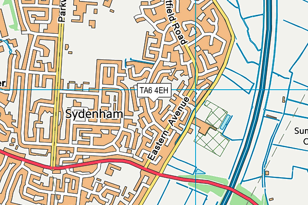 TA6 4EH map - OS VectorMap District (Ordnance Survey)