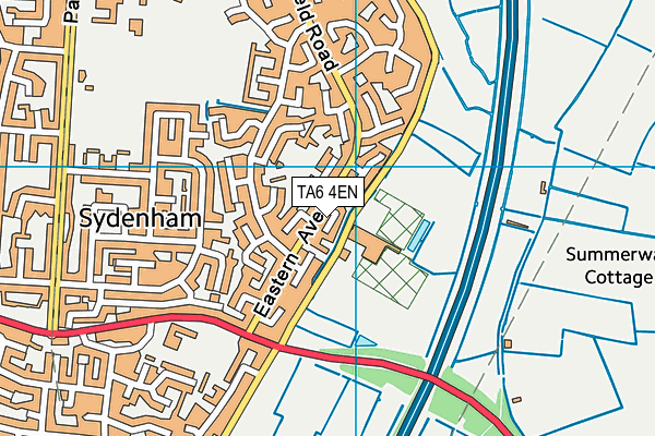 TA6 4EN map - OS VectorMap District (Ordnance Survey)