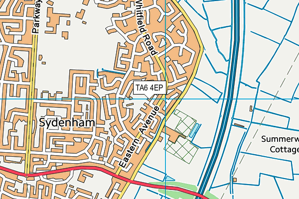 TA6 4EP map - OS VectorMap District (Ordnance Survey)