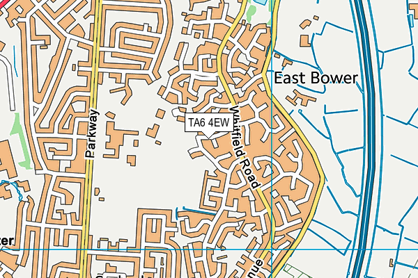 TA6 4EW map - OS VectorMap District (Ordnance Survey)