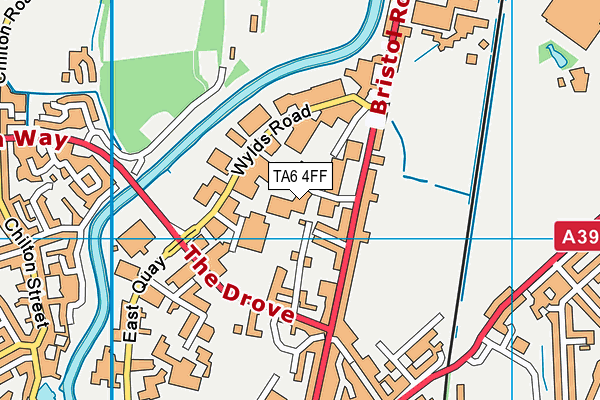 TA6 4FF map - OS VectorMap District (Ordnance Survey)