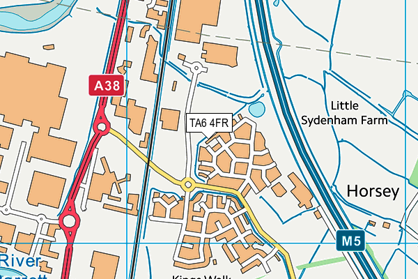 TA6 4FR map - OS VectorMap District (Ordnance Survey)