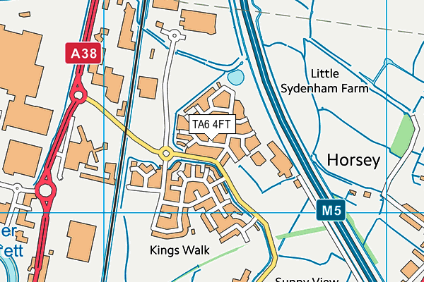 TA6 4FT map - OS VectorMap District (Ordnance Survey)