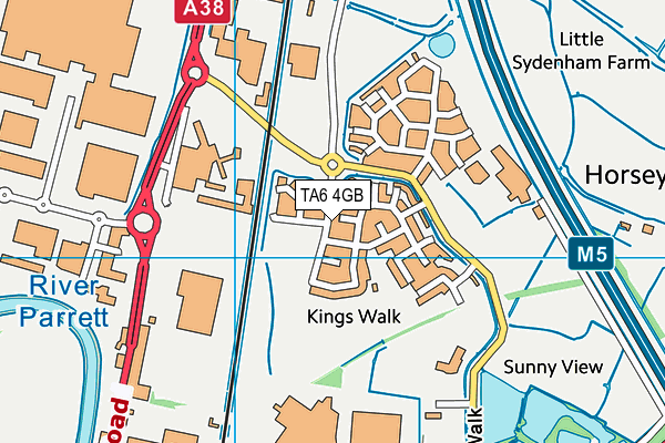 TA6 4GB map - OS VectorMap District (Ordnance Survey)
