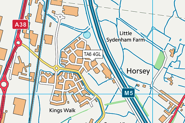 TA6 4GL map - OS VectorMap District (Ordnance Survey)