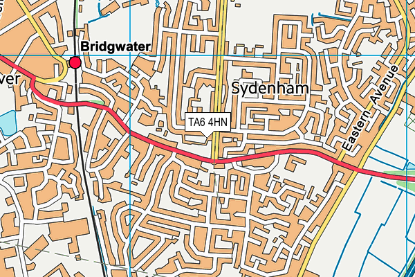 TA6 4HN map - OS VectorMap District (Ordnance Survey)