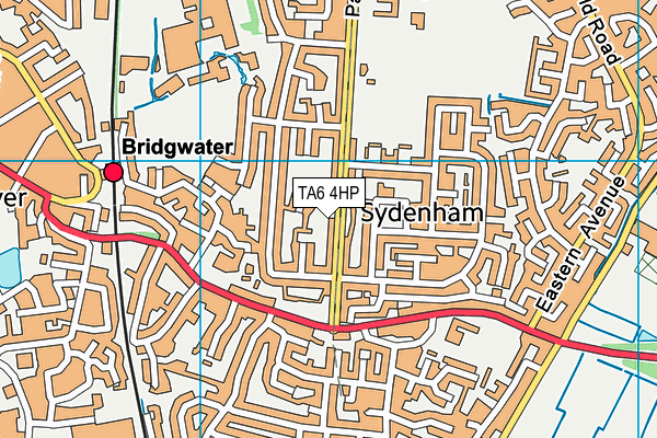 TA6 4HP map - OS VectorMap District (Ordnance Survey)