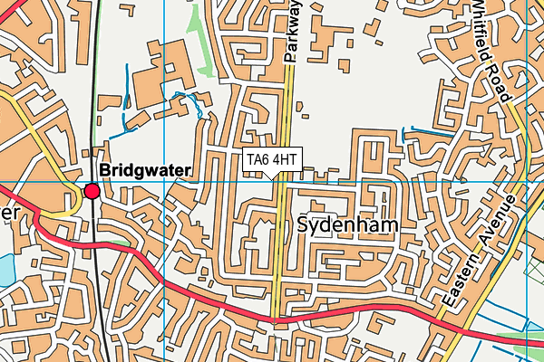 TA6 4HT map - OS VectorMap District (Ordnance Survey)