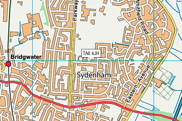 TA6 4JH map - OS VectorMap District (Ordnance Survey)