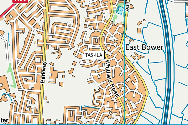 TA6 4LA map - OS VectorMap District (Ordnance Survey)