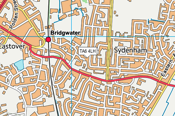 TA6 4LH map - OS VectorMap District (Ordnance Survey)