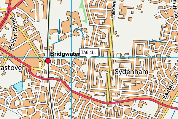 TA6 4LL map - OS VectorMap District (Ordnance Survey)