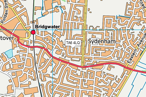 TA6 4LQ map - OS VectorMap District (Ordnance Survey)