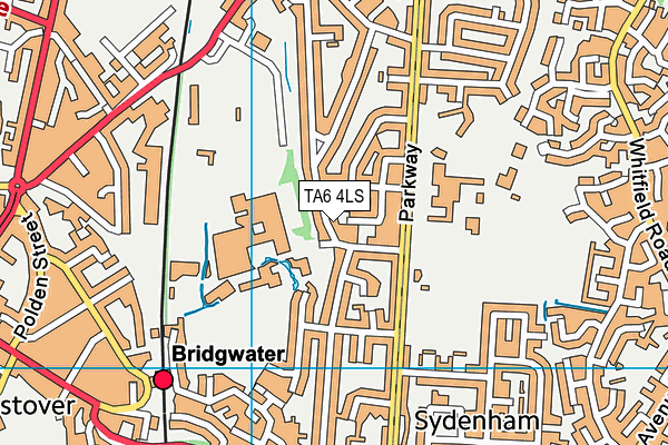 TA6 4LS map - OS VectorMap District (Ordnance Survey)