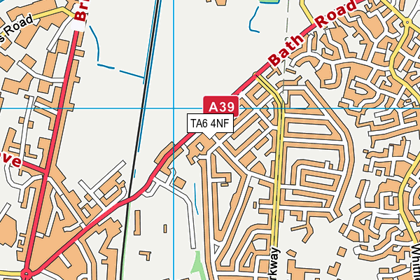 TA6 4NF map - OS VectorMap District (Ordnance Survey)