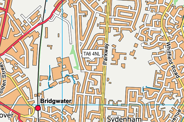 TA6 4NL map - OS VectorMap District (Ordnance Survey)