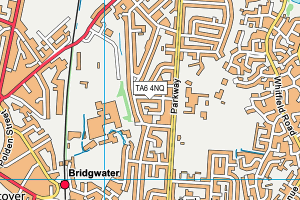 TA6 4NQ map - OS VectorMap District (Ordnance Survey)