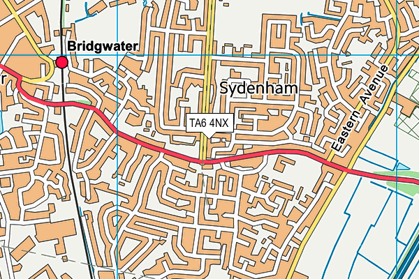 TA6 4NX map - OS VectorMap District (Ordnance Survey)