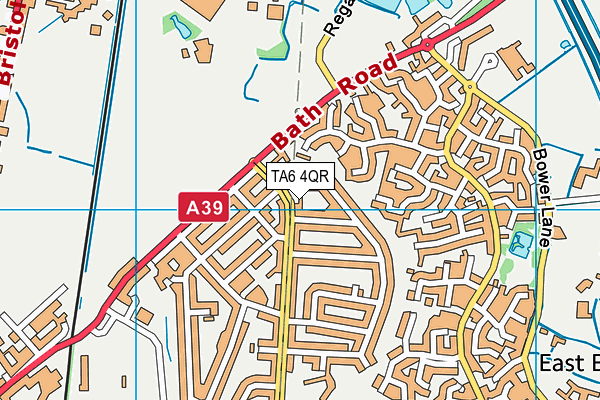 TA6 4QR map - OS VectorMap District (Ordnance Survey)