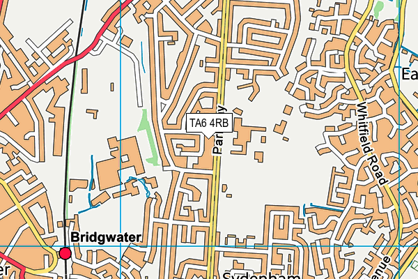 TA6 4RB map - OS VectorMap District (Ordnance Survey)