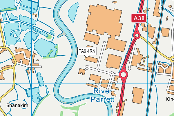 TA6 4RN map - OS VectorMap District (Ordnance Survey)