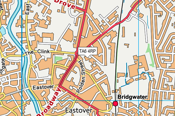 TA6 4RP map - OS VectorMap District (Ordnance Survey)