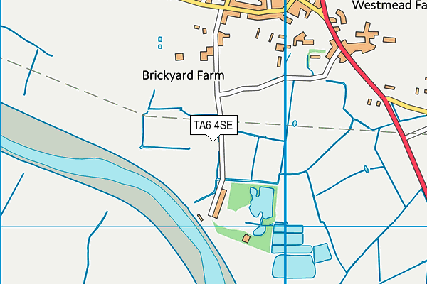 TA6 4SE map - OS VectorMap District (Ordnance Survey)