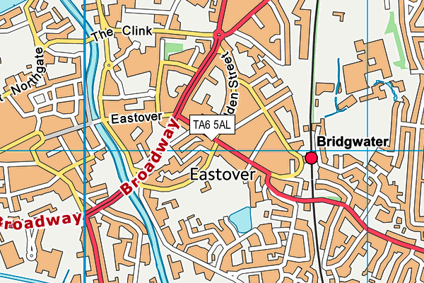 TA6 5AL map - OS VectorMap District (Ordnance Survey)