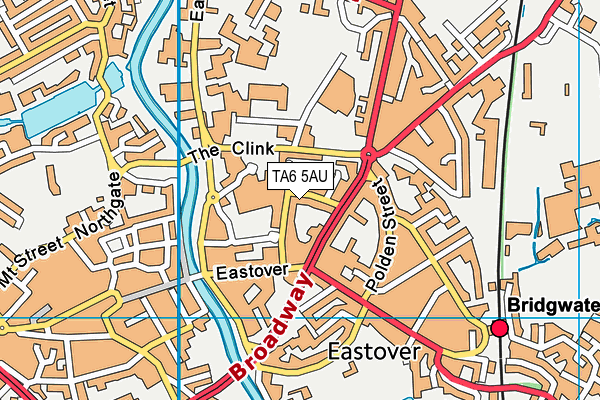 TA6 5AU map - OS VectorMap District (Ordnance Survey)