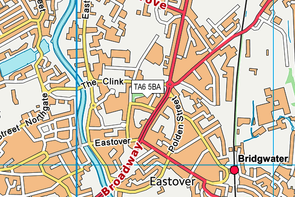 TA6 5BA map - OS VectorMap District (Ordnance Survey)