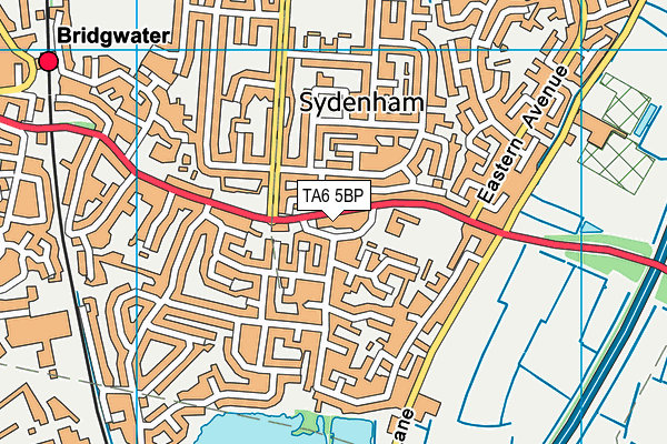TA6 5BP map - OS VectorMap District (Ordnance Survey)
