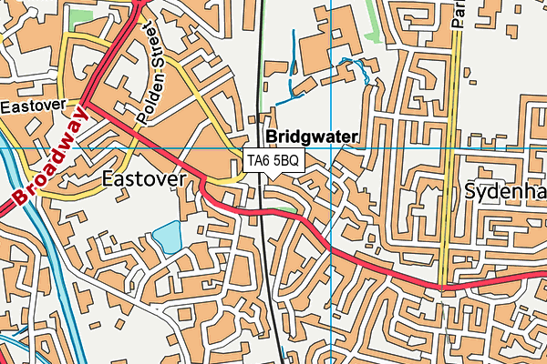 TA6 5BQ map - OS VectorMap District (Ordnance Survey)