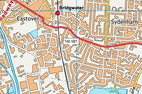 TA6 5BT map - OS VectorMap District (Ordnance Survey)