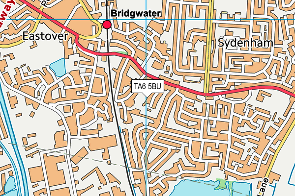 TA6 5BU map - OS VectorMap District (Ordnance Survey)