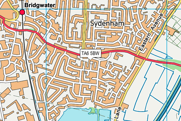 TA6 5BW map - OS VectorMap District (Ordnance Survey)