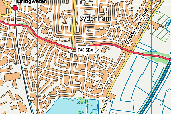 TA6 5BX map - OS VectorMap District (Ordnance Survey)