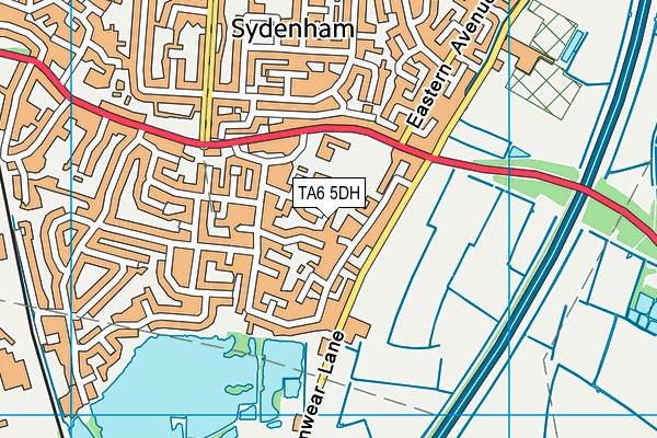 TA6 5DH map - OS VectorMap District (Ordnance Survey)