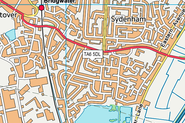 TA6 5DL map - OS VectorMap District (Ordnance Survey)