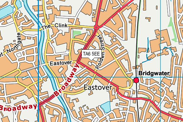 TA6 5EE map - OS VectorMap District (Ordnance Survey)