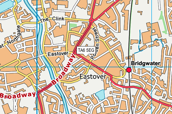 TA6 5EG map - OS VectorMap District (Ordnance Survey)