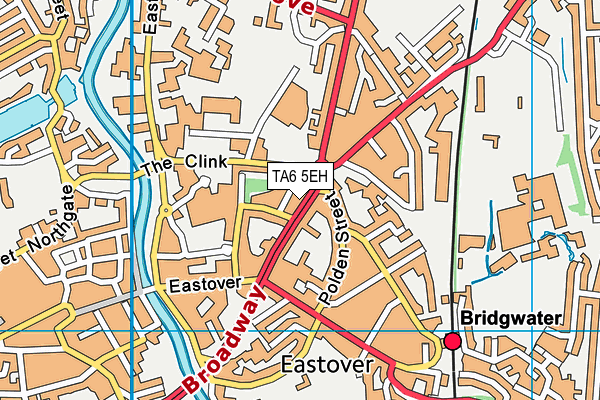 TA6 5EH map - OS VectorMap District (Ordnance Survey)