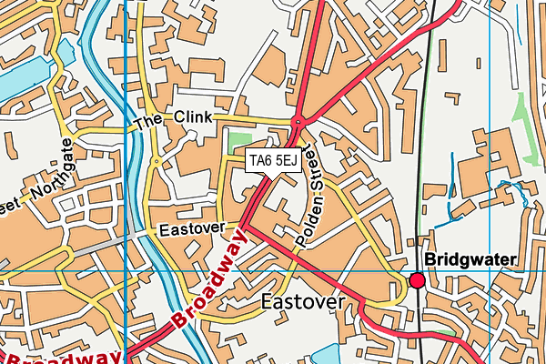 TA6 5EJ map - OS VectorMap District (Ordnance Survey)