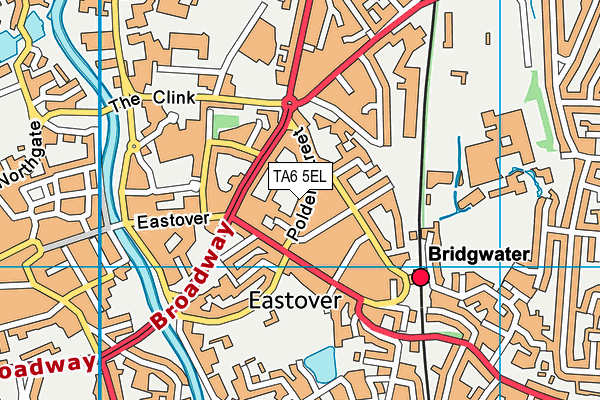 TA6 5EL map - OS VectorMap District (Ordnance Survey)