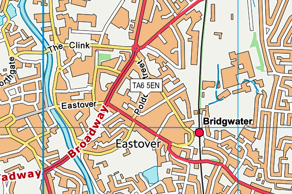 TA6 5EN map - OS VectorMap District (Ordnance Survey)