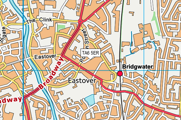 TA6 5ER map - OS VectorMap District (Ordnance Survey)