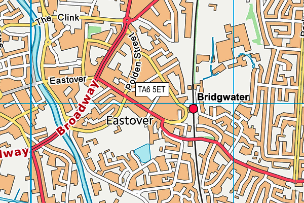 TA6 5ET map - OS VectorMap District (Ordnance Survey)