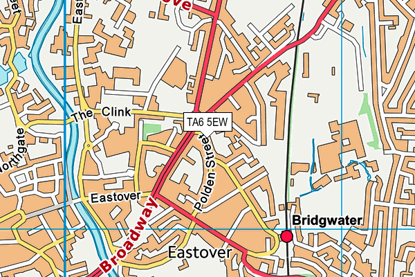 TA6 5EW map - OS VectorMap District (Ordnance Survey)