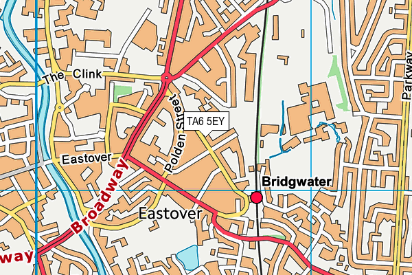 TA6 5EY map - OS VectorMap District (Ordnance Survey)